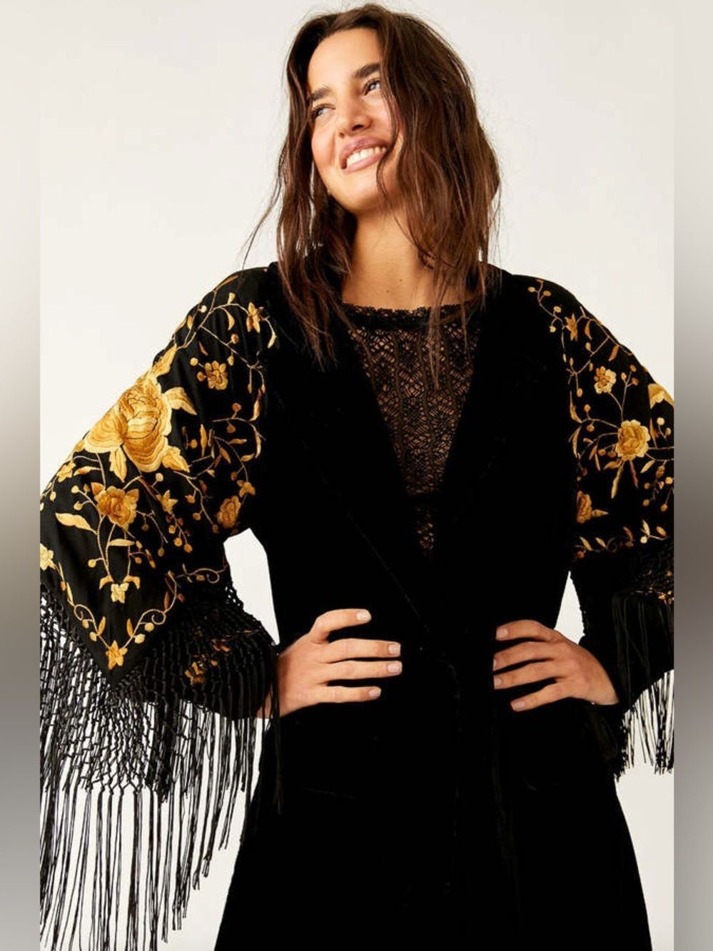 Free People Bali Rosalina Duster Size M